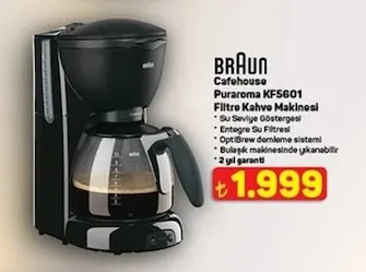 Braun Cafehouse Puraroma Kf5601 Filtre Kahve Makinesi