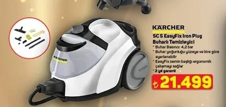 Kärcher Sc 5 Easyfix Iron Plug Buharlı Temizleyici