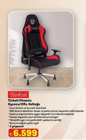Türksit Phoenix Oyuncu/Ofis Koltuğu