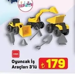 Oyuncak İş Araçları 3'Lü