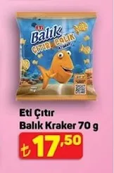 Eti Çıtır Balık Kraker 70 G