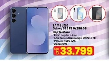 Samsung Galaxy S23 Fe 8/256 Gb Cep Telefonu