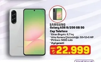 Samsung Galaxy A56 8/256 Gb 5G Cep Telefonu