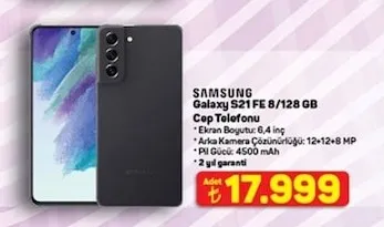 Samsung Galaxy S21 Fe 8/128 Gb Cep Telefonu