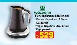 Wäldern Türk Kahvesi Makinesi