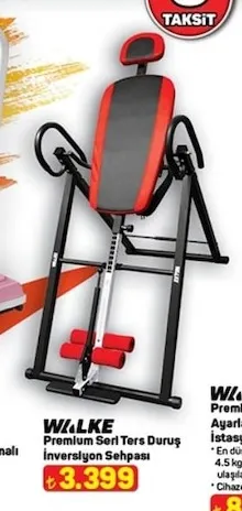 Walke Premium Seri Ters Duruş İnversiyon Sehpası