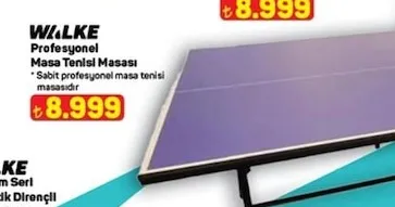 Walke Profesyonel Masa Tenisi Masası