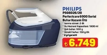 Philips Psg6026/20 Perfectcare 6000 Serisi Buhar Kazanlı Ütü