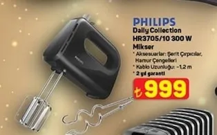 Philips Dally Collection Hr3705/10 300 W Mikser