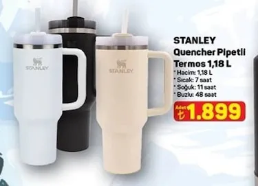 Stanley Quencher Pipetli Termos 1,18 L