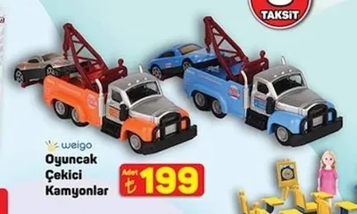 Weigo Oyuncak Çekici Kamyonlar