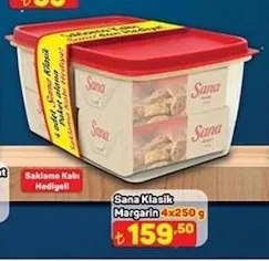 Sana Klasik Margarin 4X250 G