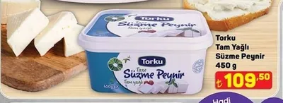 Torku Tam Yağlı Süzme Peynir 450 G