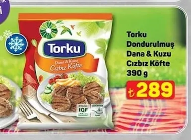 Torku Dondurulmuş Dana & Kuzu Cızbız Köfte 390 G