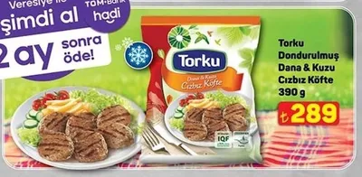 Torku Dondurulmuş Dana & Kuzu Cızbız Köfte 390 G