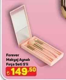 Forever Makyaj Aynalı Fırça Seti 5'Li