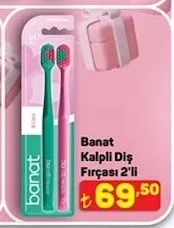 Banat Kalpli Diş Fırçası 2'Li