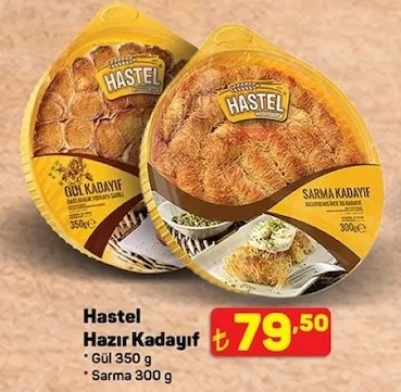 Hastel Hazır Kadayıf *Gül 350 G *Sarma 300 G