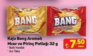 Kaju Bang Aromalı Mısır Ve Pirinç Patlağı 32 G