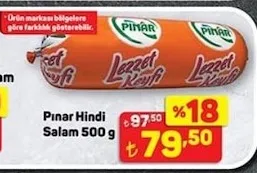 Pınar Hindi Salam 500 G