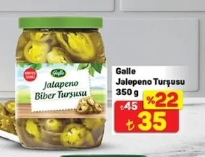 Galle Jalepeno Turşusu 350 G