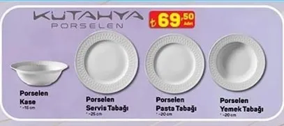 Kütahya Porselen Tabak Çeşitleri