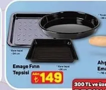 Emaye Fırın Tepsisi