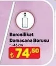 Borosilikat Damacana Borusu 45 Cm