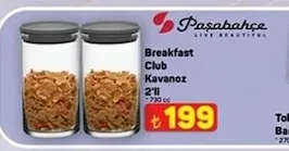 Paşabahçe Breakfast Club Kavanoz 2'Li 730 Cc