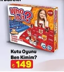 Kutu Oyunu Ben Kimim?