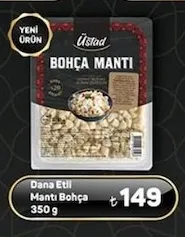 Üstad Dana Etli Mantı Bohça 350 G