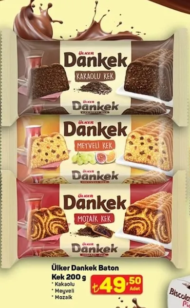 Ülker Dankek Baton Kek 200 G