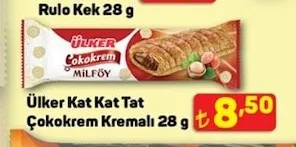 Ülker Kat Kat Tat Çokokrem Kremalı 28 G