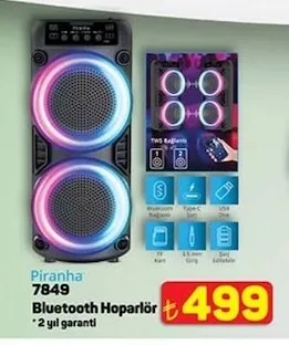 Piranha 7849 Bluetooth Hoparlör