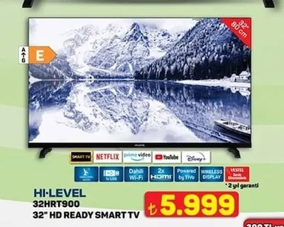 Hi-Level 32Hrt900 32" Hd Ready Smart Tv