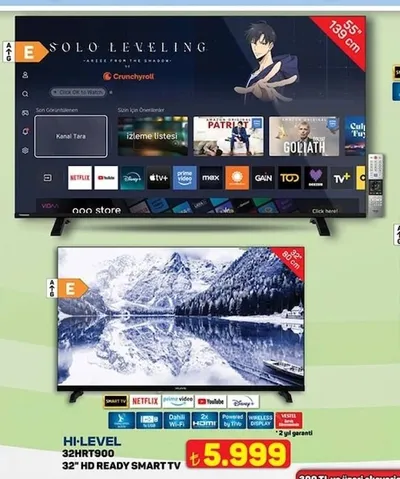 Hi-Level 32Hrt900 32" Hd Ready Smart Tv