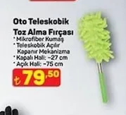 Oto Teleskobik Toz Alma Fırçası