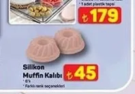 Silikon Muffin Kalıbı 6'Lı