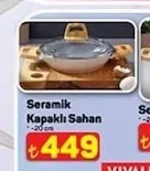 Seramik Kapaklı Sahan 26 Cm