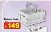 Katlanır Kasa 10 L
