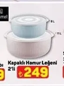 Kapaklı Hamur Leğeni 2'Li