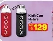 Kılıflı Cam Matara 1 L