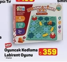 Oyuncak Kodlama Labirent Oyunu