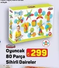 Oyuncak 80 Parça Sihirli Daireler