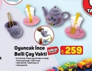 Oyuncak İnce Belli Çay Vakti