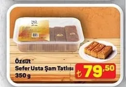 Özsüt Sefer Usta Şam Tatlısı 350 G