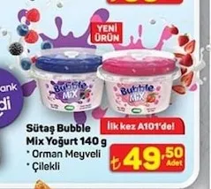 Sütaş Bubble Mix Yoğurt 140 G