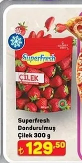 Superfresh Dondurulmuş Çilek 300 G