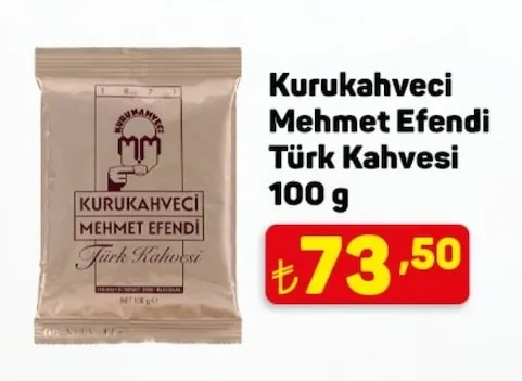 Kurukahveci Mehmet Efendi Türk Kahvesi 100 G