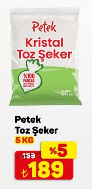 Petek Toz Şeker 5 Kg